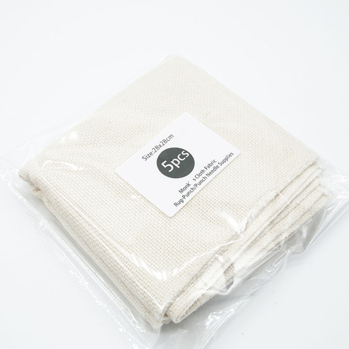 Monks Cloth For DIY Embroidery Needlework Fabric Sewing Punch Needle Accessory Handmade Chrismas 