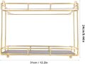 Beautiful Design Vanity Tray Makeup Organizer and Bathroom Organizer And Space Saver. 