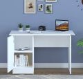 BM-MART Computer Desk, Study Desk, Office Desk, Small Office Table, Laptop Table with Drawer, Computer Table (White). 