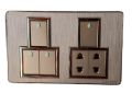Xelent Switch & Sockets Classic L/P 2Pin, L/P Double, 1+1, 2+2,4+2,6+2,8+2 & Original Dimmers. 