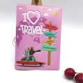 1 Piece I Love Travel 3D PVC Passport Case/Cover Passport Holder/Wallet School Supplies Stuff for Students. 