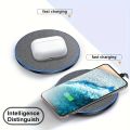 Ultra-Thin Fast Wireless Charger Pad for Samsung Galaxy S24 S23 S22 iPhone 15 14 13 Pro Max Wireless Induction Charging Station. 
