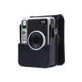 Camera Bag For Fujifilm Instax Mini EVO Instant Film Camera Case PU Leather Soft Silicone Cover Bag with Shoulder Strap. 