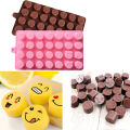 Silicone Cake Mold 28 Grid Smiley Memes Expression DIY Chocolate Fudge Christmas Cake Ice Cube Mold Kitchen Baking Tool For. 