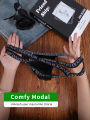 Men's ORLVS Jockstraps Thin Letter Print Waistband U Convex Pouch Modal  Sport Underwear. 
