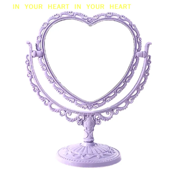 Portable%20Double-Sided%20Heart%20Shape%20Desktop%20Makeup%20Mirror%20Cosmetic%20Compact%20Hand%20Mirror%20for%20Women%20Vanity%20Mirror%20-%20Image%202