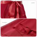 Women Long Chiffon Ballet Skirt Black Dance Wrap Skirts with Adjustable Tie Semi-sheer. 