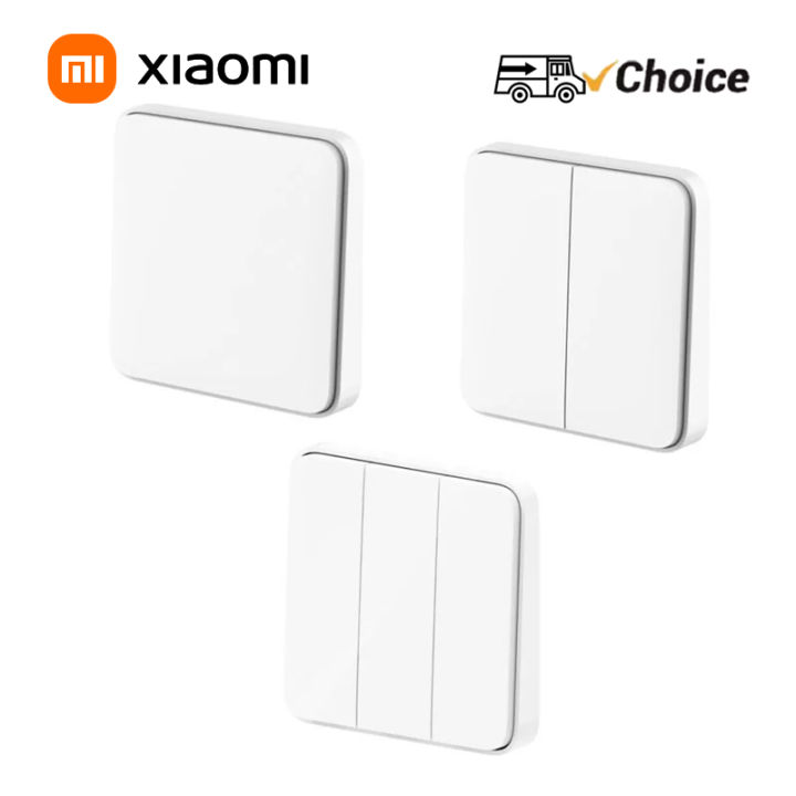 Smart Wall Switch Live Line Version Wifi Wall Light Switch OTA Upgrade Smart Linkage Works with Mihome App