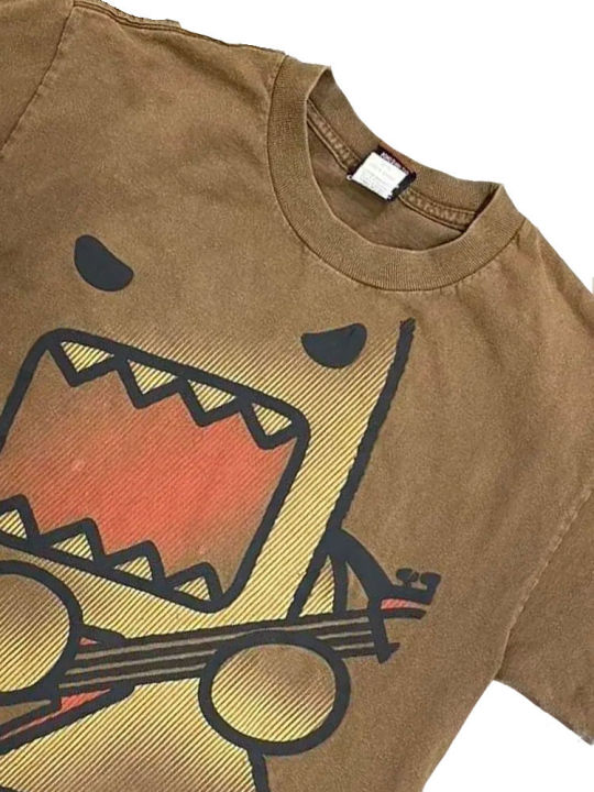 Kawaii%20Oversized%20Summer%20Trend%20Funny%20T-shirts%20Printed%20Versatile%20Couple%20Cotton%20Y2k%20Casual%20Loose%20Tops%20New%20Simple%20Retro%20Tee%20-%20Image%204