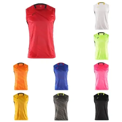 Eg5125 round neck knitted football jersey sleeveless micro-cool sweat good