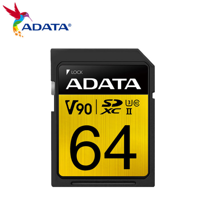 ADATA Premier ONE SDXC UHSII U3 Class 10 Memory Card 64GB 128GB 256GB