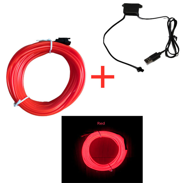 1M/3M/5M%20Car%20Interior%20Led%20Decorative%20Lamp%20EL%20Wiring%20Neon%20Strip%20For%20Auto%20DIY%20Flexible%20Ambient%20Light%20USB%20Party%20Atmosphere%20Diode%20-%20Image%208