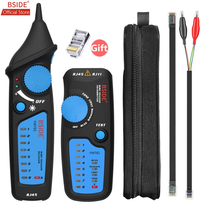 BSIDE FWT11 Portable RJ11 RJ45 Network Cable Tester
