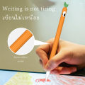 👉🏻Cute cartoon carrot design anti-drop slim touch pen case tablet stylus shell easy to install Apple Pencil Gen1 / 2 silicone case with protective pen cover. 