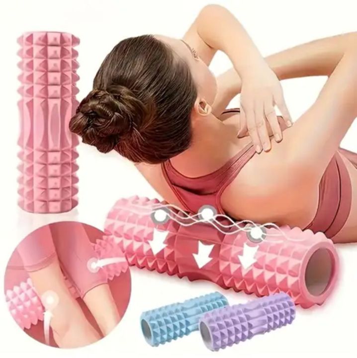 33cm Deep Tissue Massage Foam Roller | High-Density Muscle Roller for Myofascial Release, Phlysical Therapy, Yoga, Pilates|Exercise Equipment for Deep Tissue Massage and Muscle Relief|