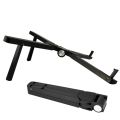 Foldable laptop stand for bed lightweight ventilate portable laptop stand with 7-Level adjustable Height  for 11 - 15 Inch notebook stand ABS High Quality plastic laptop stand with aluminum center rod and non-slip silicon grip.. 