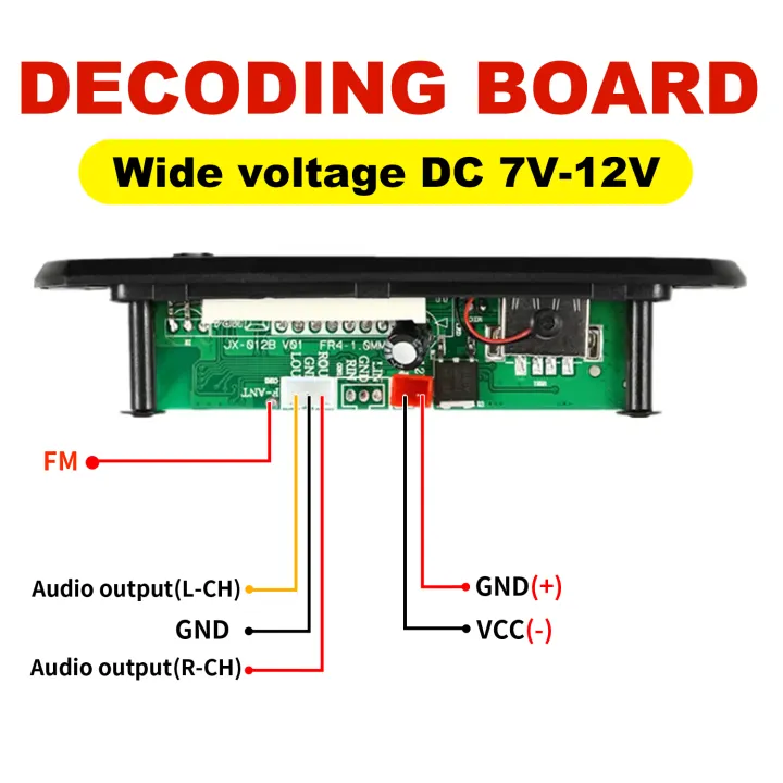 12V%20Bluetooth%205.0%20MP3%20Player%20Wireless%20Decoder%20Board%20Folder%20Switching%20USB%20TF%20FM%20Radio%20Call%20Module%20Car%20Kit%20For%20Speaker%20-%20Image%203