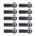 10PCS M3 Metal Ball Joint for RC Steering Linkage, Upgrade Parts for Axial SCX10 Tamiya CC01 1/10 Scale RC Crawler. 