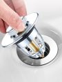 1pc Flower Shaped Sink Filter, Plastic Sink Strainer, Kitchen Bathroom Tools.