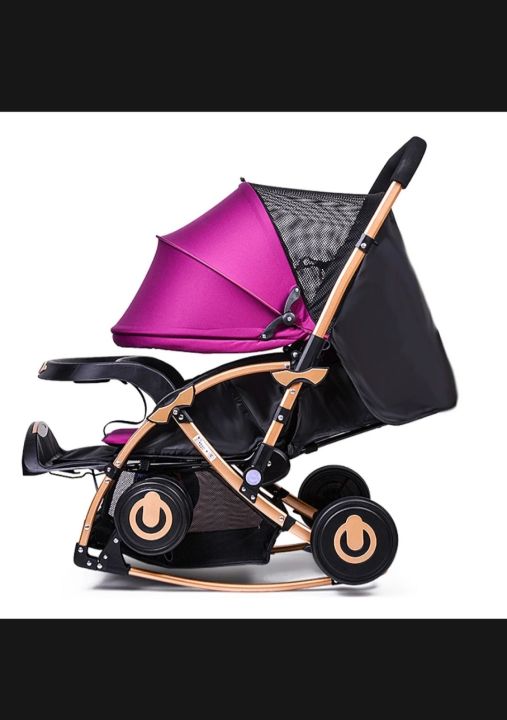 Stroller C3 Pram for Your Baby with Rocking Mood and Adjustable