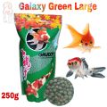 Galaxy Green Large , Fish Food , 250 g , Dry Fish Food. 