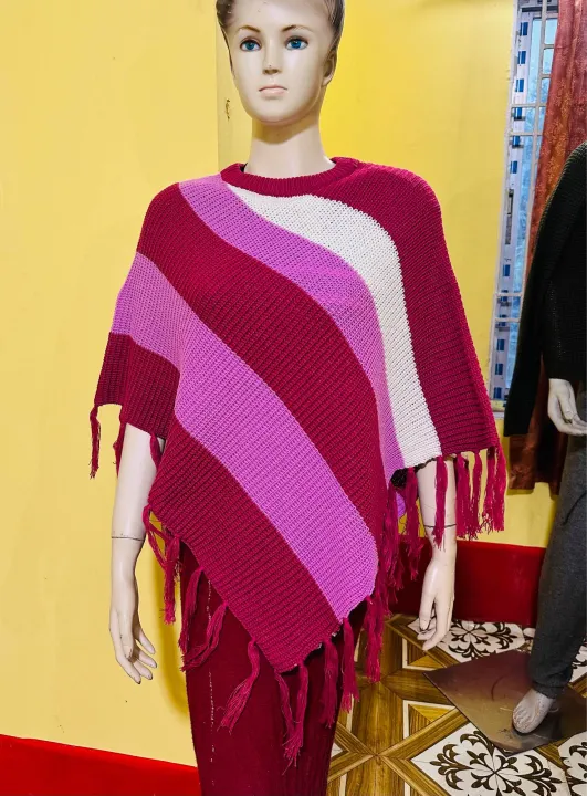 Fashion%20younger%20girls%20Poncho%20Round%20neck%20tops%20-%20Image%202