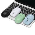 1pc Wireless Silent Mouse Bluetooth 2.4G Dual Mode Mute Portable Mouse Optical For Laptop PC Game Office. 