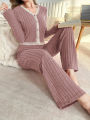 Sleepwear Women Home Wear Set Pajamas Set Woman Big Size Women's Pajamas Pajama Pigma Long Sleeve Winter Sleep Lounge Underwear. 