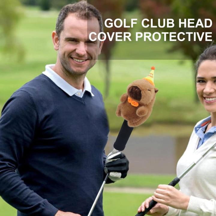 Golf%20Driver%20Headcover%20Plush%20cartoon%20capybara%20golf%20club%20Protective%20covers%20for%203/5%20wood%20clubs,%20club%20head%20covers%20golf%20supplies%20-%20Image%203