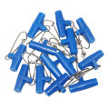 Heavy Duty Fishing Line Sinker Slides Blue Plastic Head Swivel with Duo-lock Nice Snap Fishing Sinker Slider 25pcs.