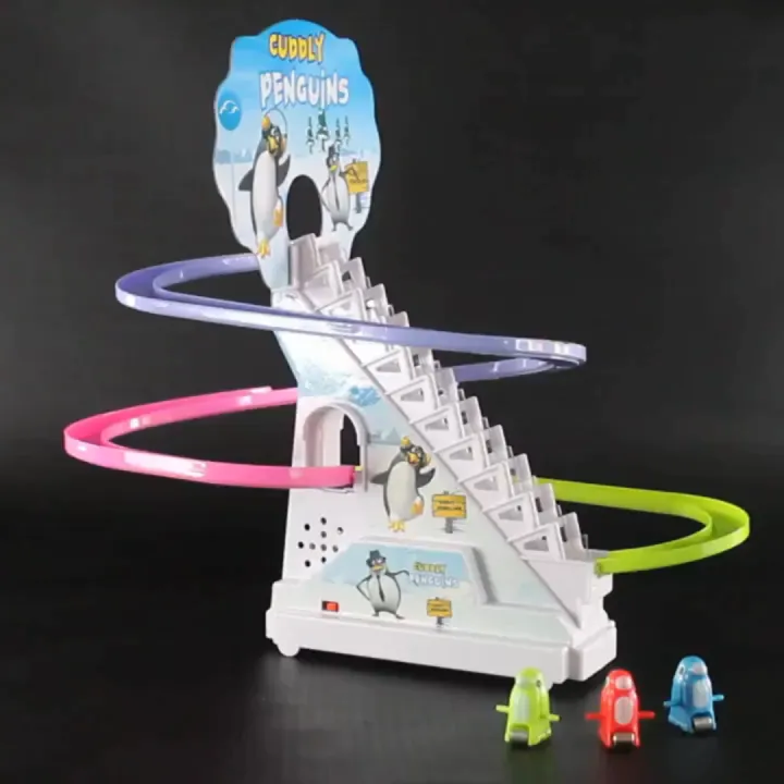 Kids Penguin Race Track Set – Bright, Colorful & Portable | Daraz.com.np