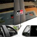 Car B-pillar Decal Auto Center Pillar Sticker Cover Scratches Decor For Toyota GR86 Corolla Supra Yaris Agya Aqua Camry C-HR. 