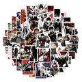 55Pcs Anime Kagurabachi Stickers Kagura bachi DIY Stickers Scrapbooking Phone Luggage Skateboard Vinyl Waterproof Decals.