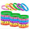 12pcs Pokemon Bracelet Anime Action Figures Pikachu Charmander Children Cartoon Silicone Wristband Bracelets Party Cosplay .