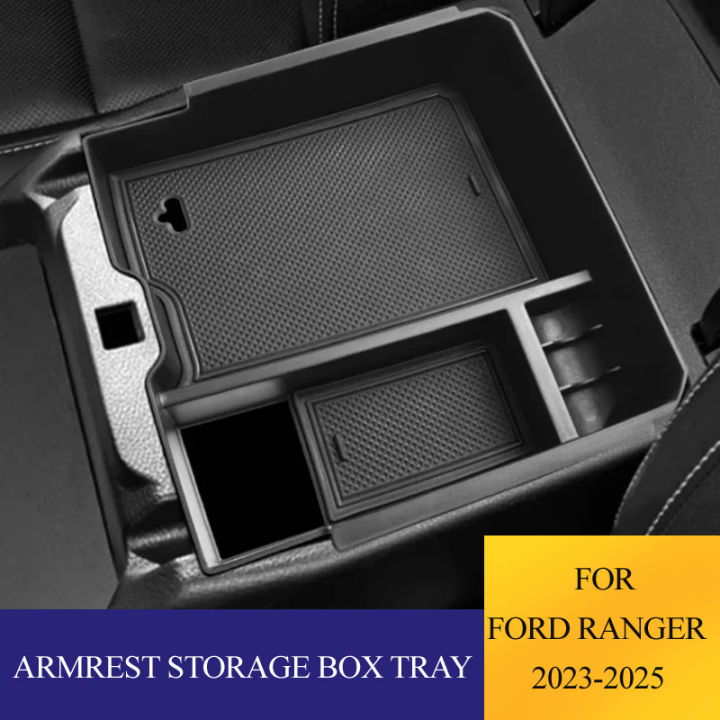 ABS Armrest Storage Box For Ford Ranger 2023 2024 2025 Organiser Centre ...
