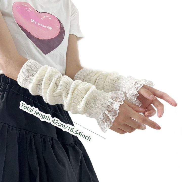 1Pair%20Fingerless%20Long%20Wrist%20Gloves%20Arm%20Warmers%20False%20Sleeves%20Knitted%20Gloves%20Finger%20Sleeves%20Cover%20Black%20White%20Half%20Finger%20Gloves%20-%20Image%206