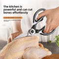Stainless Steel Multipurpose Kitchen Scissor Tool for Meat Vegetables Barbeque Chicken Kitchen Supplies with Safety Sheath.