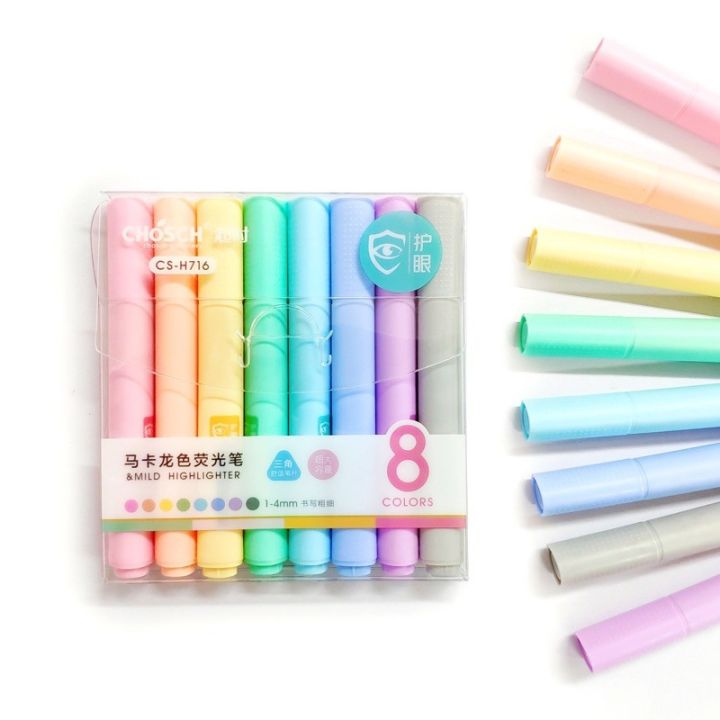 Pastel%20highlighter%208-piece%20set%20of%20CS-H716%20chosch%20brand%20highlighter%208-piece%20set%20of%20pastel%20highlighter%20pen%20(pastel%20highlighter)%20-%20Image%2010