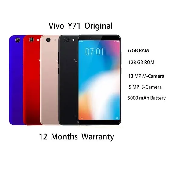 vivo%20Y71%20Complete%20box%20charger%20phone%206/128,4/64,%20android%204g%20LTE%20SUPPORT/%20wifi/hotspot/dual%20sim/%20-%20Image%203