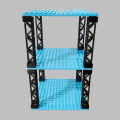 3pcs Baseboards and 8pcs Pillars Building Blocks MOC DIY Toys 16*16 Dots Baseboard Practical Blocks Accessories.