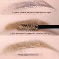 3 Colors Superfluff Volumizing Brow Tint for Eyebrows Tinted Brow Gel Brown Long Lasting Waterproof Eyebrow Tattoo Dye Cosmetics.