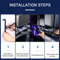 SEAMETAL Universal Car Tablet Holder 360 Rotation Auto Back Seat Headrest Mount Phone Holder for 4-12.9 Inch iPad iPhone. 