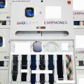 i20 Ultra Max SUIT 10 in 1 Set Smartwatch with TWS Earphone Wireless 7 Straps 2.3" Heart Rate Tracker Ultra 8 Smart Watch 49mm. 