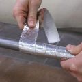 Aluminum Foil Tape, HAOT Fireproof Self-Adhesive Tape High Temperature Leak Proof Tin Foil Paper Duct Tape Seal Pipe Insulation. 