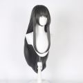 Anime Homura Akemi Wig for Cosplay Costume Wig Halloween Synthetic Long Dark Grey Straight Wigs Hair Anime Party Wigs. 