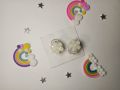 2 Pcs Cartoon Character Mini Hair Claws for Girls - Fun Hair Catchers for Party Occasions. 