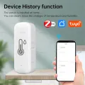 Tuya Zigbee Temperature Humidity Sensor Smart Home Indoor Thermometer Hygrometer App Monitoring work with Smart Life Zigbee2mqtt. 