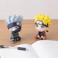 10cm Naruto Anime Figure Uzumaki Naruto Kakashi Uchiha Sasuke Itachi Cute Toys Q Figurals PVC Model children  . 