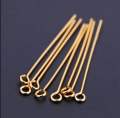 100Pcs Eye Pins for DIY Jewelry Making, Eye Pins Jewelry Making Pin Metal End eyepins for Craft Earring Bracelet Necklace Pendant Supplies. 