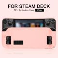 New Protective Case for Steam Deck Game Console Silicone Steam Host Anti-fall Silicone Protective Cover Accessories. 